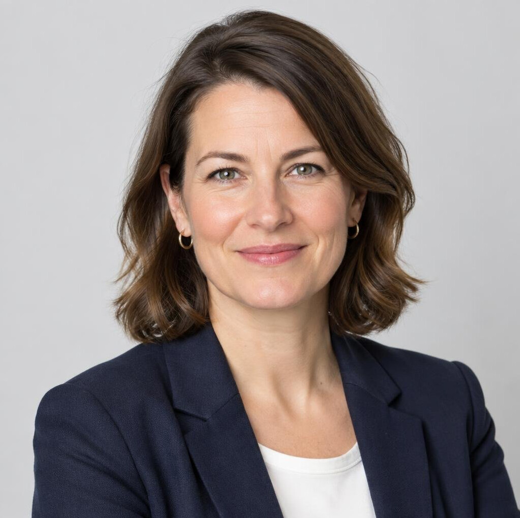 Studio portrait of a female sociologist and research director