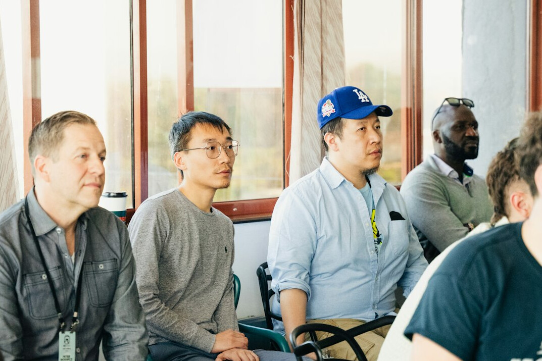 diverse group in discussion