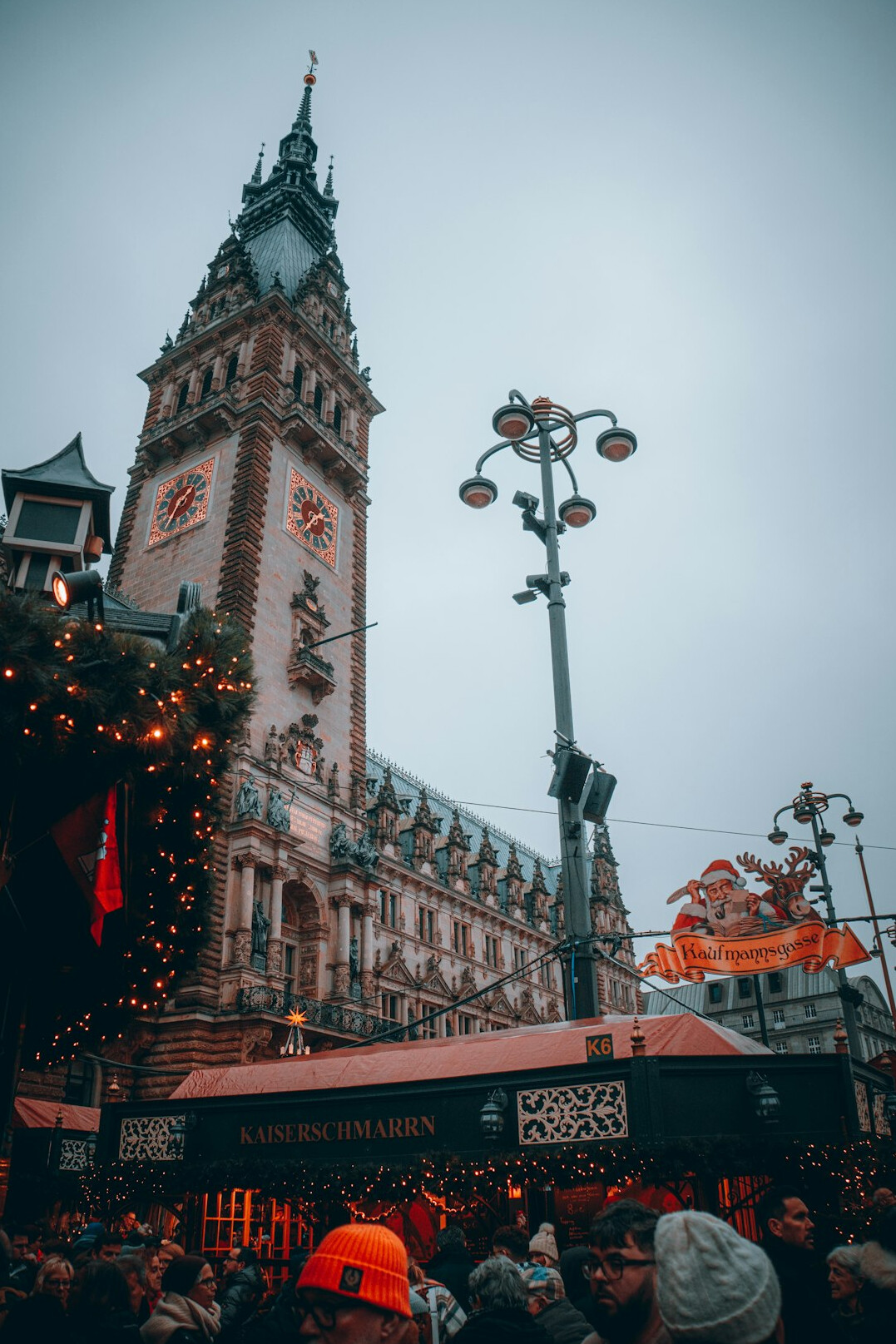 german people at a market